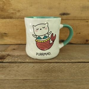 "Purrmaid" Ceramic Mug by Kensie Home